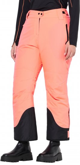 Ulla Popken HYPRAR Triple Function Ski Pants Neon Pink - Jeans & Bukser i Store Størrelser – Plus Size - 