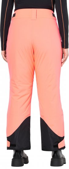 Ulla Popken HYPRAR Triple Function Ski Pants Neon Pink - Jeans & Bukser i Store Størrelser – Plus Size - 