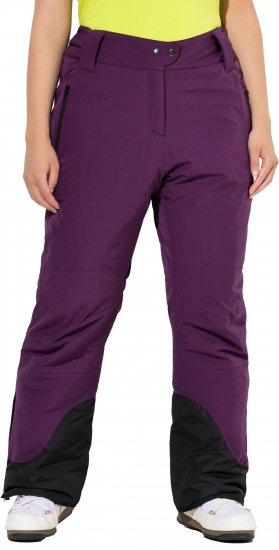 Ulla Popken HYPRAR Triple Function Ski Pants Grape Red - Jeans & Bukser i Store Størrelser – Plus Size - 