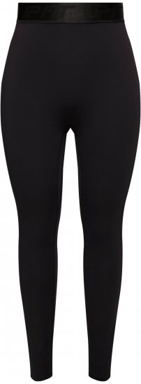 Ulla Popken Lightfit Quick Drying Leggings Black - Jeans & Bukser i Store Størrelser – Plus Size - 