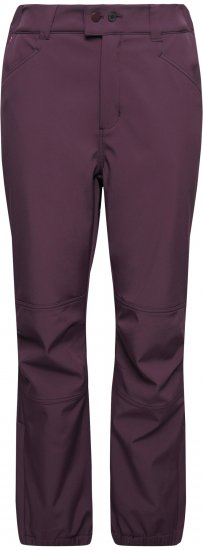 Ulla Popken Softshell Triple Function Fleece Lined Pants Dark Blackberry - Jeans & Bukser i Store Størrelser – Plus Size - 