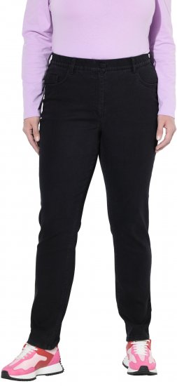 Ulla Popken Stretch Fit Jeans Black - Jeans & Bukser i Store Størrelser – Plus Size - 