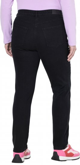 Ulla Popken Stretch Fit Jeans Black - Jeans & Bukser i Store Størrelser – Plus Size - 