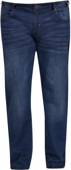 North Latitude 01136 Mick Elastic Jeans Blue - Jeans og bukser - Herrejeans og bukser i store størrelser W40-W70
