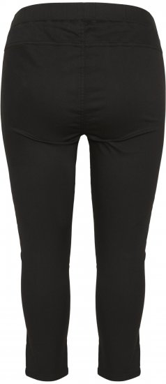 Kaffe Curve Ana Cropped Twill-Jeggings Sort - Jeans & Bukser i Store Størrelser – Plus Size - 
