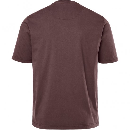 JP1880 T-Shirt Short Sleeve Cabin Mahogany Brown - T-shirts - T-shirts i store størrelser - 2XL-14XL