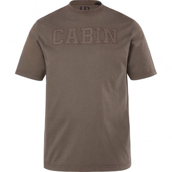 JP1880 T-Shirt Cabin Vintage Mocha - T-shirts - T-shirts i store størrelser - 2XL-14XL