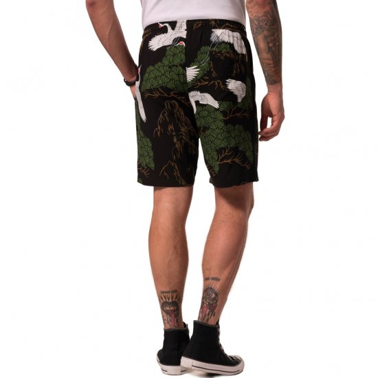 JP1880 Bermuda Shorts All-over Print Black - Shorts - Shorts i store størrelser - W40-W60