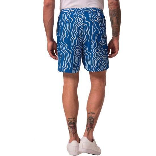 JP1880 Bermuda Shorts All-over Print Royal Blue - Shorts - Shorts i store størrelser - W40-W60