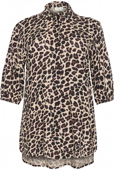 Kaffe Curve Sonna Skjorte Leopardmønster - Bluser & tunikaer - 