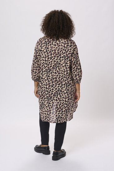 Kaffe Curve Sonna Skjorte Leopardmønster - Bluser & tunikaer - 