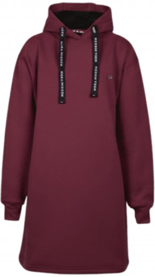 Nora Mikken KRISTINA Long Hoodie Burgundy - Trøjer og hættetrøjer - 