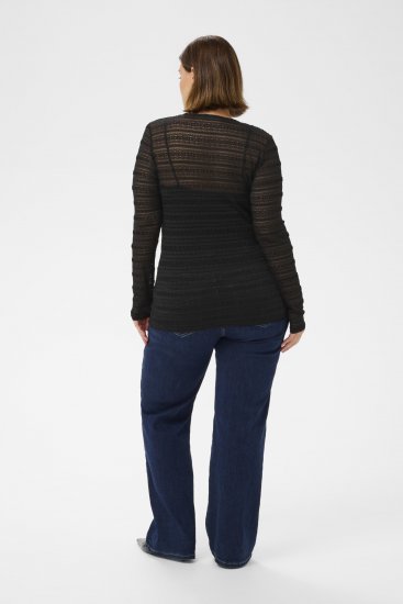Kaffe Curve Hanna Lace Long Sleeve T-Shirt - Langærmede trøjer - 