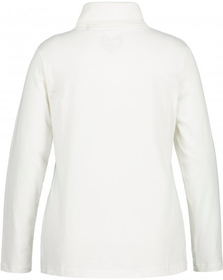 Ulla Popken Basic Long Sleeve Slim Fit Turtleneck Natural - Hættetrøjer og sweatshirts - 
