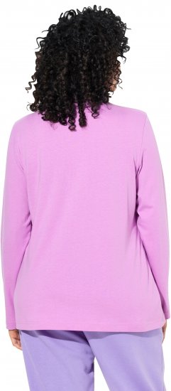 Ulla Popken Basic Long Sleeve Slim Fit Turtleneck Amethyst - Hættetrøjer og sweatshirts - 