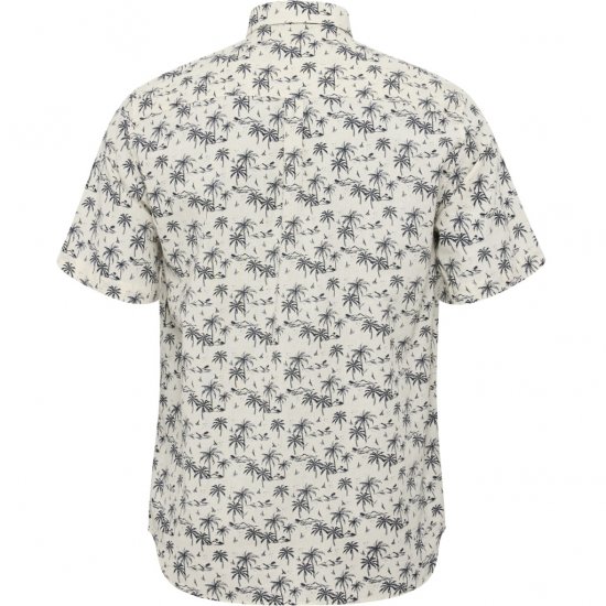 North Latitude Shirt Short Sleeve Off White - Skjorter - Skjorter til store mænd 2XL- 8XL