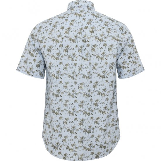 North Latitude Shirt Short Sleeve Light Blue - Skjorter - Skjorter til store mænd 2XL- 8XL