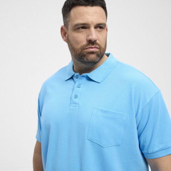 North Latitude Polo Pique Short Sleeve Turquoise - Polotrøjer - Polotrøjer 2XL-8XL