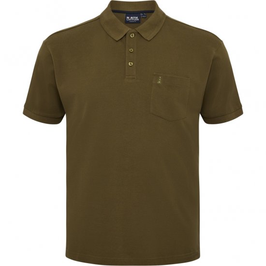 North Latitude Polo Pique Short Sleeve Green - Polotrøjer - Polotrøjer 2XL-8XL