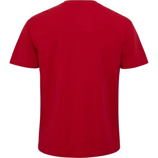 North Latitude T-Shirt Printed Short Sleeve Red - T-shirts - T-shirts i store størrelser - 2XL-14XL