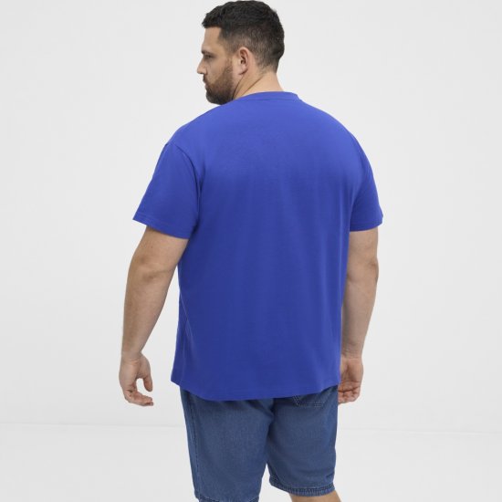 North Latitude T-Shirt Printed Blue - T-shirts - T-shirts i store størrelser - 2XL-14XL