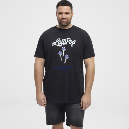 North Latitude T-Shirt Lollipop Black - T-shirts - T-shirts i store størrelser - 2XL-14XL