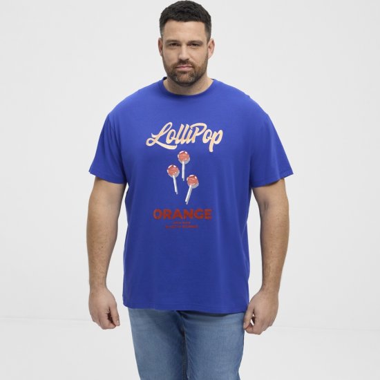 North Latitude T-Shirt Lollipop Blue - T-shirts - T-shirts i store størrelser - 2XL-14XL