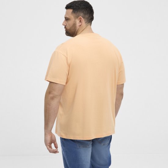 North Latitude T-Shirt Summer Peach - T-shirts - T-shirts i store størrelser - 2XL-14XL