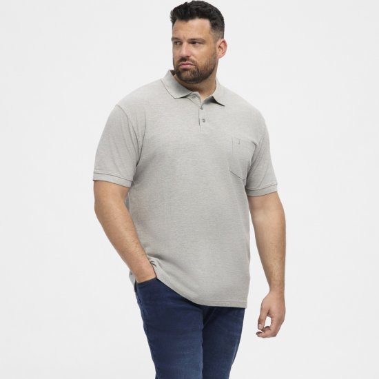 North Latitude Polo Short Sleeve Grey - Polotrøjer - Polotrøjer 2XL-8XL