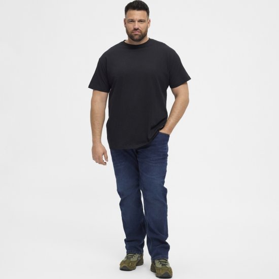North Latitude T-Shirt 2-Pack Black - T-shirts - T-shirts i store størrelser - 2XL-14XL
