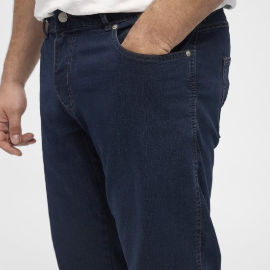 North Latitude Jeans Mick Blue Stone Washed - Jeans og bukser - Herrejeans og bukser i store størrelser W40-W70