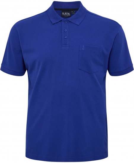 North Latitude Polo Pique Short Sleeve Cobalt Blue - Polotrøjer - Polotrøjer 2XL-8XL