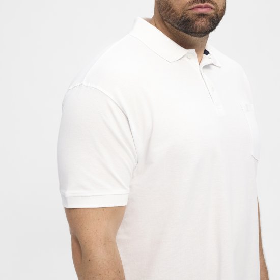 North Latitude Polo Short Sleeve White - Polotrøjer - Polotrøjer 2XL-8XL