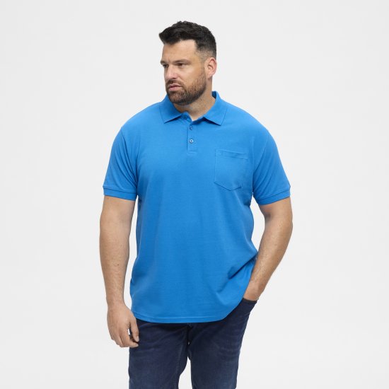 North Latitude Polo Short Sleeve Blue - Polotrøjer - Polotrøjer 2XL-8XL