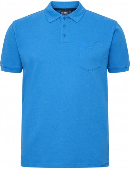 North Latitude Polo Short Sleeve Blue - Polotrøjer - Polotrøjer 2XL-8XL