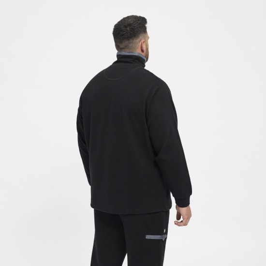 North Latitude Sweatshirt Ottoman Black - Trøjer og hættetrøjer - Trøjer og Hættetrøjer i store størrelser - 2XL-14XL