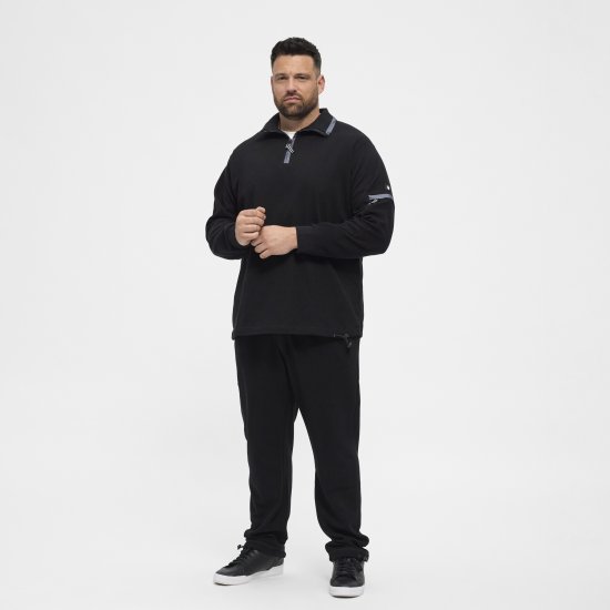 North Latitude Sweatshirt Ottoman Black - Trøjer og hættetrøjer - Trøjer og Hættetrøjer i store størrelser - 2XL-14XL