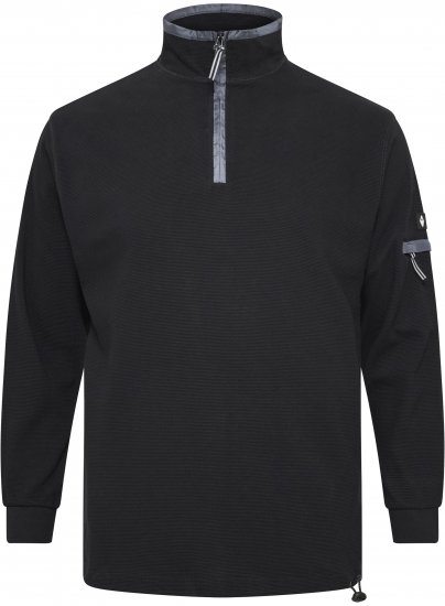 North Latitude Sweatshirt Ottoman Black - Trøjer og hættetrøjer - Trøjer og Hættetrøjer i store størrelser - 2XL-14XL