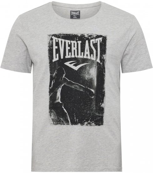 North Latitude Everlast T-shirt Grey Melange - T-shirts - T-shirts i store størrelser - 2XL-14XL