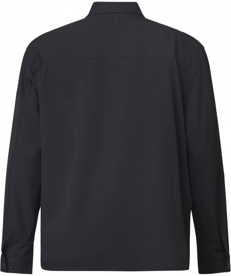 North Latitude 61106 Overshirt med Lynlås i Habitstil Sort - Jakker - Jakker i store størrelser, 2XL- 12XL
