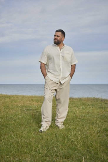 North Latitude 51143 Dress Pants Jog Style Beige - Jeans og bukser - Herrejeans og bukser i store størrelser W40-W70