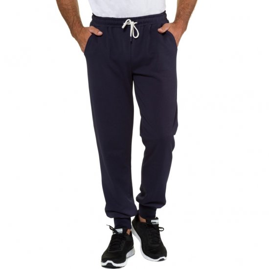 JP1880 Sweatpants Modern Fit Lightweight Navy - HERRETØJ MT-6XLT - Tøj til høje mænd