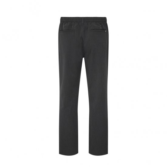 North Latitude Dress Pants Elastic Waist Dark Grey Melange - Herrebukser i store størrelser - Herrebukser i store størrelser