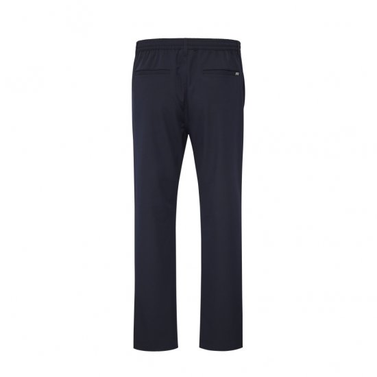 North Latitude Dress Pants Elastic Waist Navy Blue - Herrebukser i store størrelser - Herrebukser i store størrelser