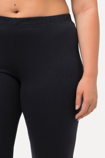 Ulla Popken Stretch Knit Bike Shorts Blue - Ulla Popken - Ulla Popken Plus Size Tøj