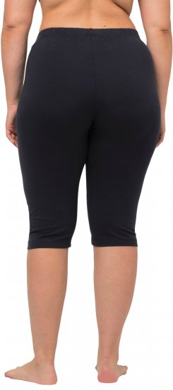 Ulla Popken Stretch Knit Bike Shorts Blue - Jeans & Bukser i Store Størrelser – Plus Size - 