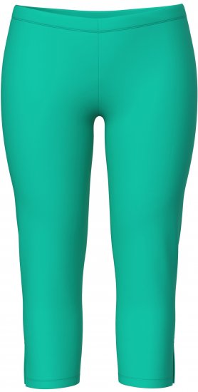 Ulla Popken Basic Stretch Knit Capris Green - Jeans & Bukser i Store Størrelser – Plus Size - 