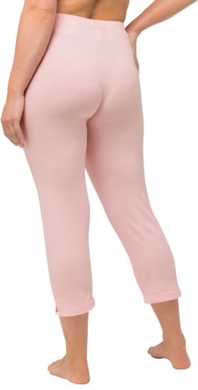 Ulla Popken Basic Stretch Knit Capris Pink - Jeans & Bukser i Store Størrelser – Plus Size - 