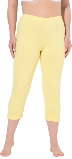 Ulla Popken Basic Stretch Knit Capris Orange - Jeans & Bukser i Store Størrelser – Plus Size - 