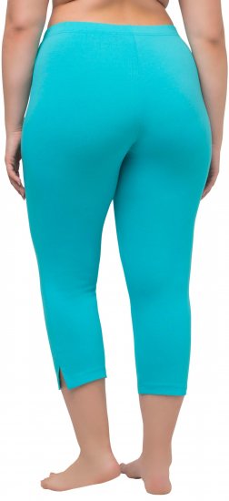 Ulla Popken Basic Stretch Knit Capris Blue - Jeans & Bukser i Store Størrelser – Plus Size - 